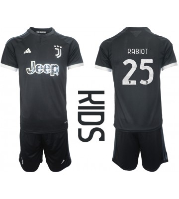 Maillot de foot Juventus Adrien Rabiot #25 Troisième enfant 2023-24 Manches Courte (+ pantalon court)